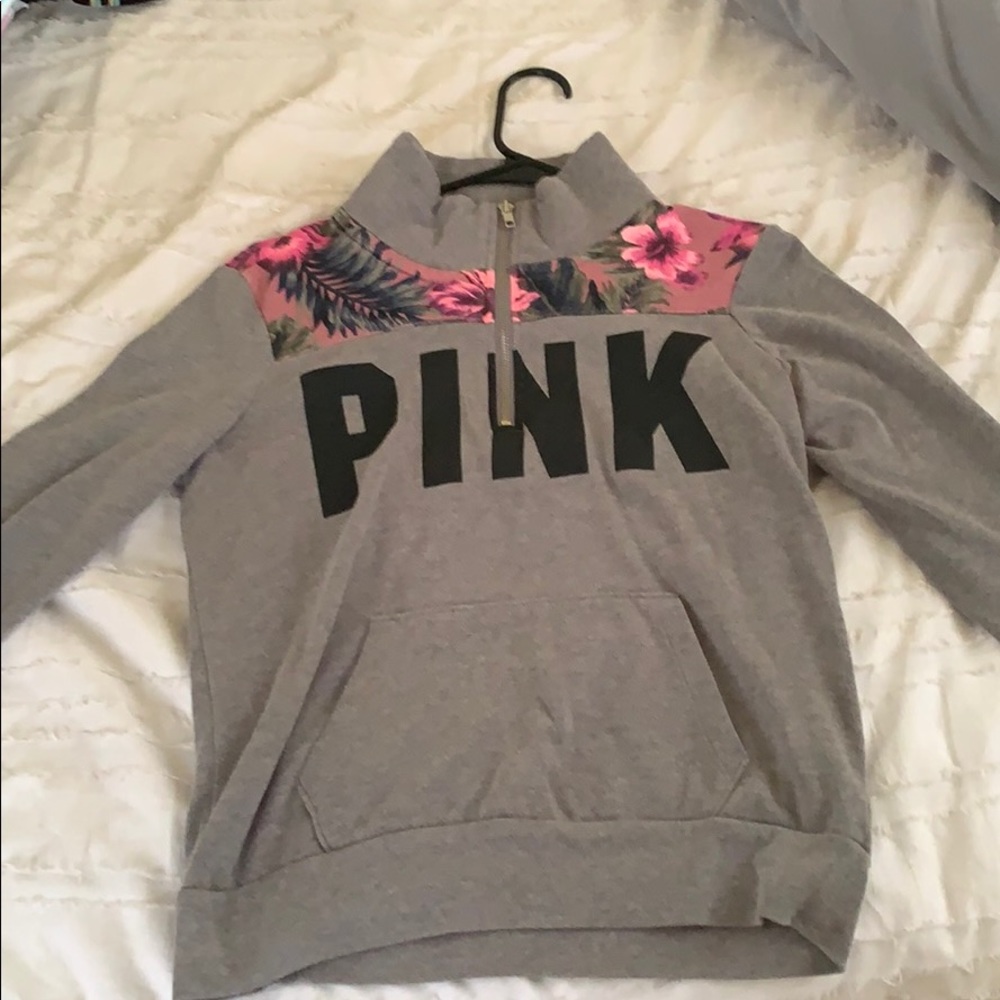 PINK victoria secret quarter zip